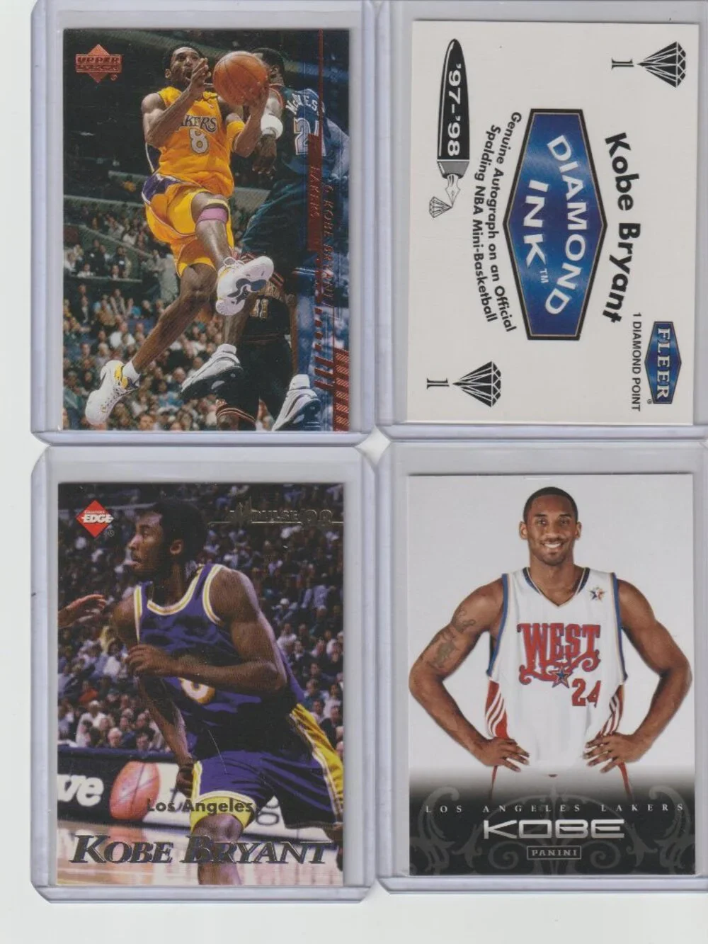 Kobe Bryant 4 Card Set — Lakers/Black Mamba Magic #20